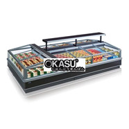 Tủ đông trưng bày siêu thị OPO POG1-06S/08S/10S/12S/CW