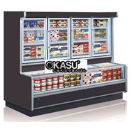 Tủ đông trưng bày nhiều ngăn kết hợp OPO K2G1