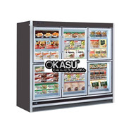 Tủ đông trưng bày thực phẩm nhiều ngăn Reach-in cửa mở trên dưới OPO SMR5G2