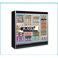 Tủ đông đứng cửa kính trưng bày OPO RIMLR