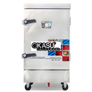 Tủ hấp cơm công nghiệp 12 khay dùng điện