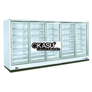 TỦ ĐÔNG TRƯNG BÀY 5 CÁNH KÍNH CARRIER DB-T80-2000 5DA8F (Máy block ngoài)