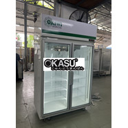 TỦ ĐÔNG 2 CÁNH KÍNH OKIWI NB-1280FD