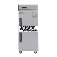 Tủ đông mát đứng 2 cánh inox OKIWI DMDQ.2I600 