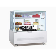 Tủ trưng bày bánh kính vuông Meichu GC-18-S 1M8