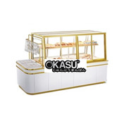 Tủ trưng bày bánh mì kính vuông Meichu MBG-C