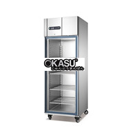 Tủ Đông Đứng 1 Cánh Kính Coolmes GN550BTG