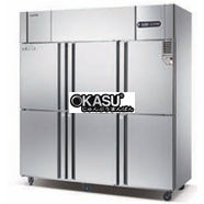 Tủ đông 6 cánh đứng inox Coolmes AF6