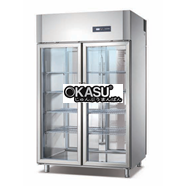 Tủ mát kính đôi trước sau Coolmes AS1.0G4-ST