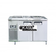 Bàn mát salad 1m2 Happys HWA-1200S-F full khay