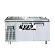 Bàn mát salad 1m5 Happys HWA-1500S-H half khay