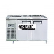 Bàn mát salad 1m5 Happys HWI-1500S-F full khay có quạt