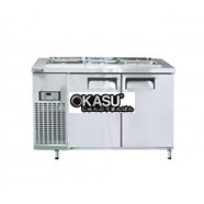 Bàn mát salad 1m2 Happys HWI-1200S-F full khay có quạt
