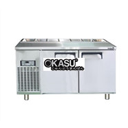 Bàn mát salad 1m5 Happys HWI-1500S-H half khay có quạt