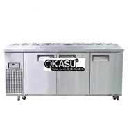 Bàn mát salad 1m8 Happys HWI-1800S-F full khay có quạt