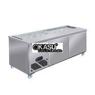 Bàn mát salad sandwich 2 cánh Berjaya BS 2D/SSCF6/Z 1m8