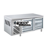 Bàn mát 2 cánh kính Berjaya B2D/C4/7-SM 1m2