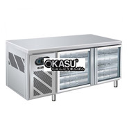 Bàn mát 2 cánh kính Berjaya B2D/C5/7-SM 1m5