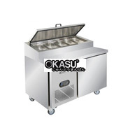 Bàn mát pizza 1 cánh Berjaya BS 1D/PCF4/Z 1m2