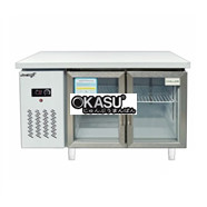 Bàn mát 2 cánh kính Snow Village PLO.18L2CBL 1M2