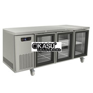 Bàn mát inox 3 cánh kính Sanden Intercool SCR3-1806CR 1M8