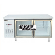 Bàn mát 2 cánh kính Snow Village PLO-25L2Q 1M5