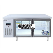 Bàn mát 2 cánh kính Snow Village PLO.25L2CBL 1M5