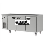 Bàn mát inox 3 cánh inverter Sanden Intercool SCR3-1800i 1M8