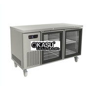 Bàn mát inox 2 cánh kính Sanden Intercool SCR3-1206CR 1M2