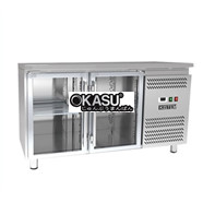 Bàn mát 2 cánh kính Kistem KIS-XFT13RG quạt gió