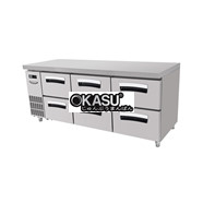 Bàn mát 6 ngăn kéo Lassele LNRT-3B-18-VVV 1M8