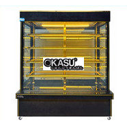 Tủ bánh kem kính vuông 5 tầng dàn lạnh trên Snow Village GB-350-4L-Z5 1M5