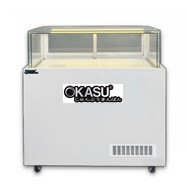 Tủ bánh kem kính vuông 1 tầng Snow Village GB-350-4L-Z1 1M5