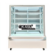 Tủ bánh kem kính vuông 5 tầng Snow Village GB-300-4L.Z5 1M2