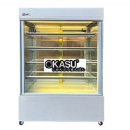 Tủ bánh kem kính vuông 5 tầng dàn lạnh trên Snow Village GB-300-4L-Z5 1M2