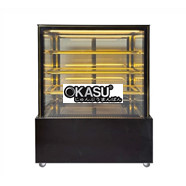 Tủ bánh kem kính vuông 4 tầng Snow Village GB-300-4L.Z4 1M2