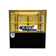 Tủ bánh kem để bàn kính vuông Snow Village GB-120V 0.9M