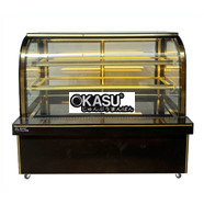 Tủ bánh kem kính cong 3 tầng Snow Village GB-350-4L 1M5