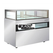 Tủ bánh kem kính vuông 1 tầng có cửa sổ Berjaya RDS-M-12W 1M2