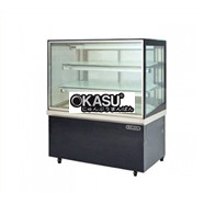 Tủ bánh kem kính vuông Berjaya RCS15SB13-2FB 1M5