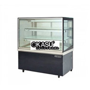 Tủ bánh kem kính vuông Berjaya RCS12SB13-2FB 1M2