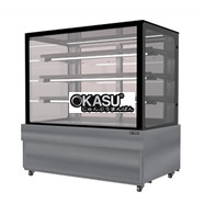Tủ bánh kem kính vuông 4 tầng Sanden Intercool SKS-1207Z 1M2