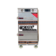 Tủ nấu cơm 10 khay kết hợp gas điện Vinaki Cảm ứng 10KDG-CU