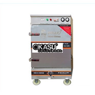 Tủ nấu cơm Vinaki 6 khay dùng điện gas kết hợp 6KDG