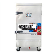Tủ hấp cơm công nghiệp 12 khay dùng điện 