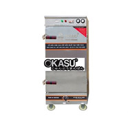 Tủ nấu cơm Vinaki 12 khay dùng điện gas kết hợp 12KDG