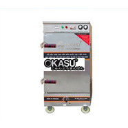 Tủ nấu cơm Vinaki 8 khay dùng điện gas kết hợp 8KDG