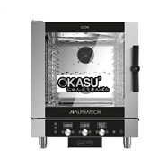 Lò nướng hấp đa năng Alphatech ICET071E 7 khay dùng điện