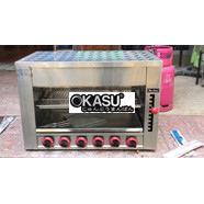 Lò nướng Salamander 6 họng dùng gas SALA6G