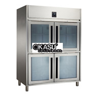 Tủ mát 4 cánh kính Kolner KN-PW8U2DDDD-P